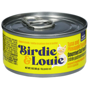 Birdie & Louie - Cat Food Tuna Pineapple - Cs Of 12-3 Oz Birdie & Louie - Cat Food Tuna Pineapple - Cs Of 12-3 Oz
