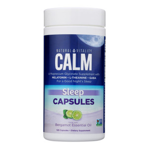 Natural Vitality - Calm Sleep Capsules - 1 Each-120 Ct Natural Vitality - Calm Sleep Capsules - 1 Each-120 Ct