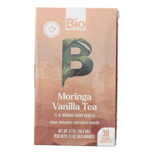 Bio Nutrition - Tea Vanilla Moringa - 1 Each-30 Ct Bio Nutrition - Tea Vanilla Moringa - 1 Each-30 Ct