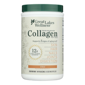 Great Lakes Wellness - Collagen Peptides Chai - Ea Of 1-10 Oz Great Lakes Wellness - Collagen Peptides Chai - Ea Of 1-10 Oz