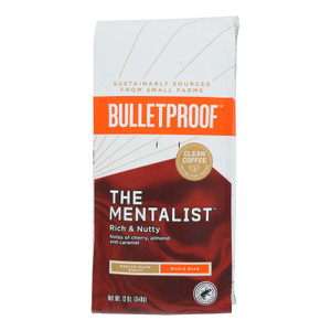 Bulletproof Coffee - The Mentalist Whole Bean - Case Of 6 - 12 Oz. Bulletproof Coffee - The Mentalist Whole Bean - Case Of 6 - 12 Oz.