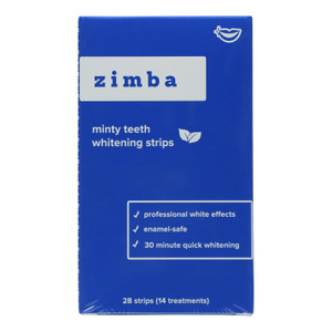 Zimba - Teeth Whtn Strips Mint - Cs Of 6-28 Ct Zimba - Teeth Whtn Strips Mint - Cs Of 6-28 Ct