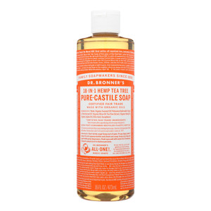Dr. Bronner's - Castile Liquid Sp T/tree - 1 Each-16 Fz Dr. Bronner's - Castile Liquid Sp T/tree - 1 Each-16 Fz