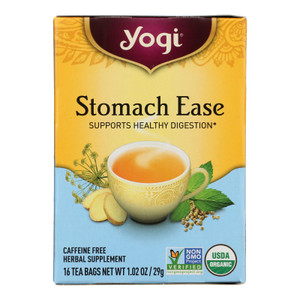 Yogi Tea Stomach Ease - Caffeine Free - 16 Tea Bags Yogi Tea Stomach Ease - Caffeine Free - 16 Tea Bags