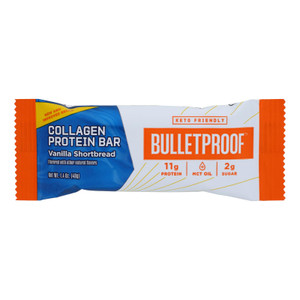 Bulletproof - Clgn Bar Vanilla Shortbread - Case Of 12-1.4 Oz Bulletproof - Clgn Bar Vanilla Shortbread - Case Of 12-1.4 Oz