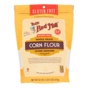 Bob's Red Mill - Flour Corn Gluten Free - Case Of 4 - 22 Oz Bob's Red Mill - Flour Corn Gluten Free - Case Of 4 - 22 Oz