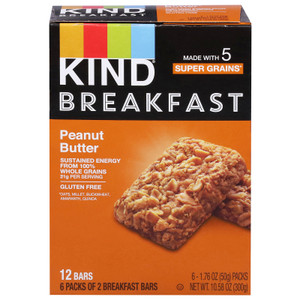 Kind - Bar Brkfst Peanut Butter - Cs Of 5-6/1.76 Z Kind - Bar Brkfst Peanut Butter - Cs Of 5-6/1.76 Z