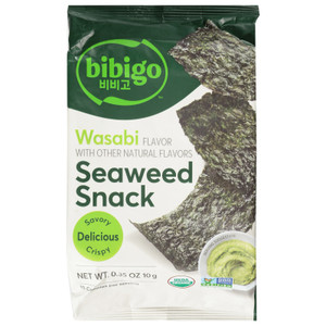 Bibigo - Seaweed Og2 Snack Wasabi - Cs Of 12-.35 Oz Bibigo - Seaweed Og2 Snack Wasabi - Cs Of 12-.35 Oz