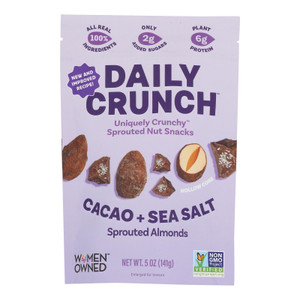Daily Crunch - Spr Alm Cacao Sea Salt - Cs Of 6-4 Oz Daily Crunch - Spr Alm Cacao Sea Salt - Cs Of 6-4 Oz