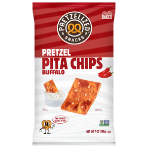 Pretzelized - Pita Chip Buffalo - Cs Of 12-7 Oz Pretzelized - Pita Chip Buffalo - Cs Of 12-7 Oz