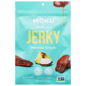 Moku - Plnt Bs Jerky Hawain Teri - Cs Of 8-2 Oz Moku - Plnt Bs Jerky Hawain Teri - Cs Of 8-2 Oz