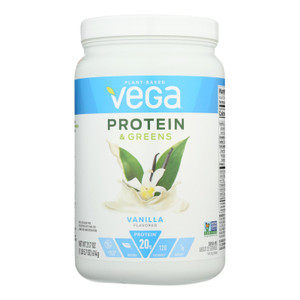 Vega Vanilla Protein & Greens - 1 Each - 21.7 Oz Vega Vanilla Protein & Greens - 1 Each - 21.7 Oz