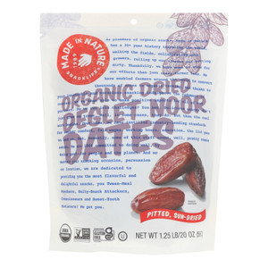 Made In Nature, Organic Dates Dried Fruit - Case Of 6 - 20 Oz Made In Nature, Organic Dates Dried Fruit - Case Of 6 - 20 Oz