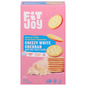 Fitjoy - Cracker Round Wht Cheddar - Cs Of 8-8 Oz Fitjoy - Cracker Round Wht Cheddar - Cs Of 8-8 Oz