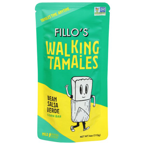 Fillo's - Tamales Bean Salsa Verde - Cs Of 7-4 Oz Fillo's - Tamales Bean Salsa Verde - Cs Of 7-4 Oz