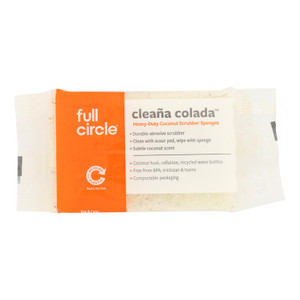 Full Circle Home - Scrubber Sponge Ccnut 2pk - Cs Of 6-ct Full Circle Home - Scrubber Sponge Ccnut 2pk - Cs Of 6-ct