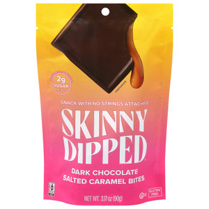 Skinnydipped - Bites Dk Choc Crml - Cs Of 10-3.17 Oz Skinnydipped - Bites Dk Choc Crml - Cs Of 10-3.17 Oz