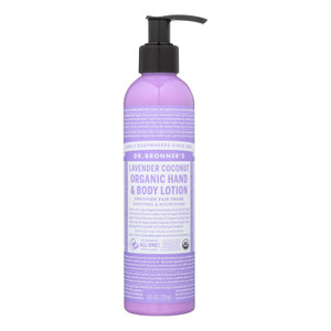 Dr. Bronner's - Lotion Lavendr Cocnt - 1 Each-8 Fz Dr. Bronner's - Lotion Lavendr Cocnt - 1 Each-8 Fz