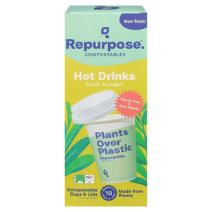 Repurpose - Cups Hot With Lids - Cs Of 12-10 Ct Repurpose - Cups Hot With Lids - Cs Of 12-10 Ct