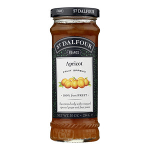St Dalfour Fruit Spread - Deluxe - 100 Percent Fruit - Thick Apricot - 10 Oz - Case Of 6 St Dalfour Fruit Spread - Deluxe - 100 Percent Fruit - Thick Apricot - 10 Oz - Case Of 6