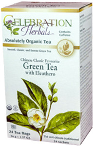 Green Chinese w/ Eleuthero Tea Bags Organic 24 bag Green Chinese w/ Eleuthero Tea Bags Organic 24 bag