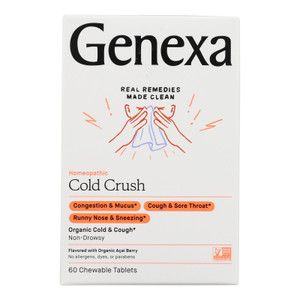 Genexa Cold Crush - Organic - Adult - 60 Tab Genexa Cold Crush - Organic - Adult - 60 Tab