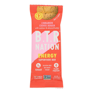 B.t.r. Bar - Sf Pbar Cin Cky Dgh Enrgy - Cs Of 12-1.2 Oz B.t.r. Bar - Sf Pbar Cin Cky Dgh Enrgy - Cs Of 12-1.2 Oz