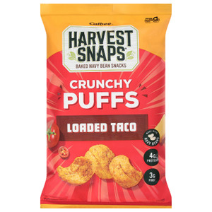 Harvest Snaps - Crunchy Puff Loaded Taco - Cs Of 6-4.2 Oz Harvest Snaps - Crunchy Puff Loaded Taco - Cs Of 6-4.2 Oz