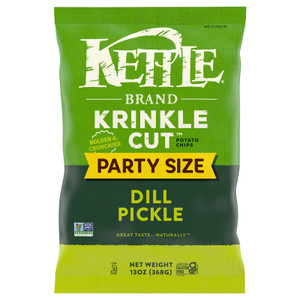 Kettle Brand - Krinkle Chips Dill Pickle - Cs Of 9-13 Oz Kettle Brand - Krinkle Chips Dill Pickle - Cs Of 9-13 Oz