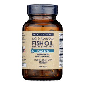 Wiley's Finest - Fish Oil Peak Epa - 1 Each-60 Sgel Wiley's Finest - Fish Oil Peak Epa - 1 Each-60 Sgel