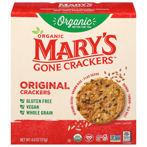 Mary's Gone Crackers - Cracker Og2 Original - Cs Of 6-4 Oz Mary's Gone Crackers - Cracker Og2 Original - Cs Of 6-4 Oz