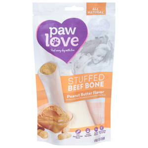 Paw Love - Beef Bone Stuffed Pb - Cs Of 6-1 Ct Paw Love - Beef Bone Stuffed Pb - Cs Of 6-1 Ct