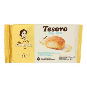 Vicenzi - Cky Tesoro Van Puf Pstry - Cs Of 10-3.53 Oz Vicenzi - Cky Tesoro Van Puf Pstry - Cs Of 10-3.53 Oz