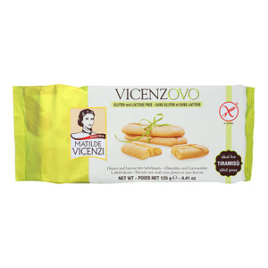 Vicenzi - Cookies Ladyfingers Gluten Free - Case Of 12 - 4.41 Oz Vicenzi - Cookies Ladyfingers Gluten Free - Case Of 12 - 4.41 Oz