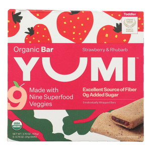 Yumi - Bar Og2 Strawbry Rhubarb - Ea Of 1-3.7 Oz Yumi - Bar Og2 Strawbry Rhubarb - Ea Of 1-3.7 Oz