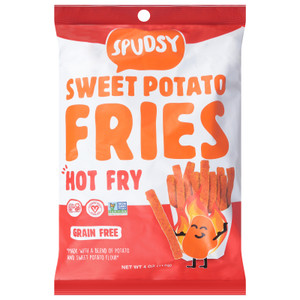 Spudsy - Fries Swt Potato Hot Fry - Cs Of 12-4 Oz Spudsy - Fries Swt Potato Hot Fry - Cs Of 12-4 Oz