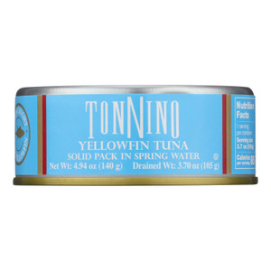 Tonnino Tuna Light - Water - Case Of 12 - 4.9 Oz. Tonnino Tuna Light - Water - Case Of 12 - 4.9 Oz.
