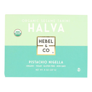 Hebel & Co. - Halva Og2 Pistach Nigella - Cs Of 12-8 Oz Hebel & Co. - Halva Og2 Pistach Nigella - Cs Of 12-8 Oz