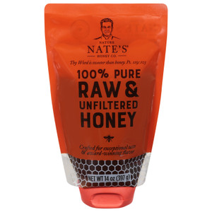 Nature Nate's - Honey Raw Unfiltered - Cs Of 6-14 Fz Nature Nate's - Honey Raw Unfiltered - Cs Of 6-14 Fz