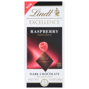Lindt - Bar Drk Choc Excel Rspbry - Cs Of 12-3.5 Oz Lindt - Bar Drk Choc Excel Rspbry - Cs Of 12-3.5 Oz