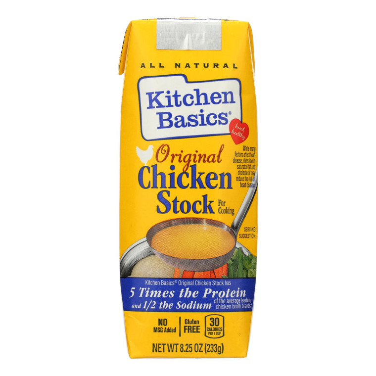 Kitchen Basics Chicken Stock - Case Of 12 - 8.25 Fl Oz.