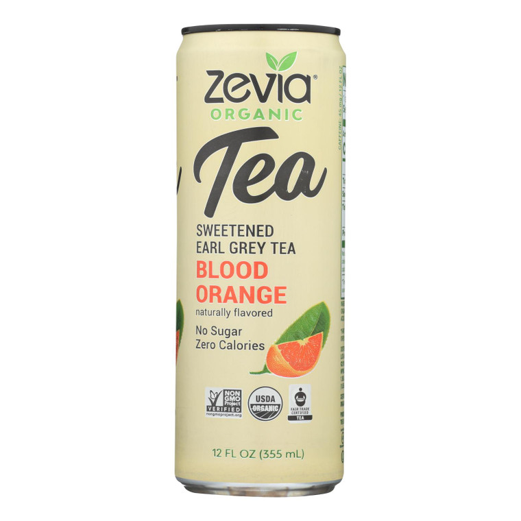 Zevia - Tea Erl Gry Bld Orange - Case Of 12 - 12 Fz
