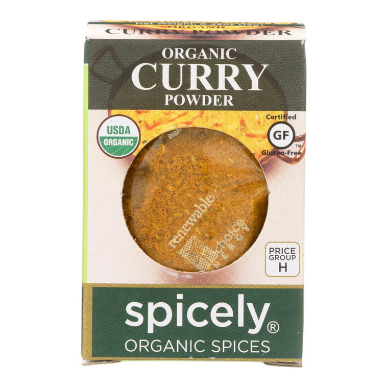 Spicely Organics - Organic Curry Powder - Case Of 6 - 0.45 Oz.