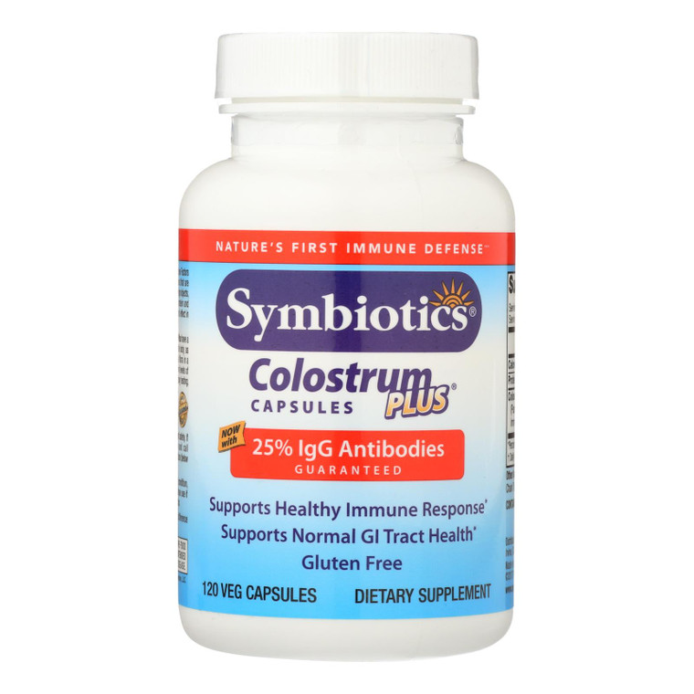 Symbiotics Colostrum Plus - 480 Mg - 120 Capsules