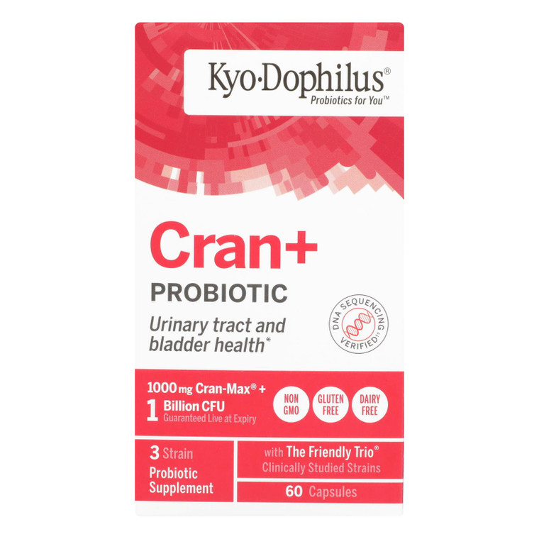 Kyolic - Cran Logic Cran-max Cranberry Extract Plus Probiotics - 60 Capsules