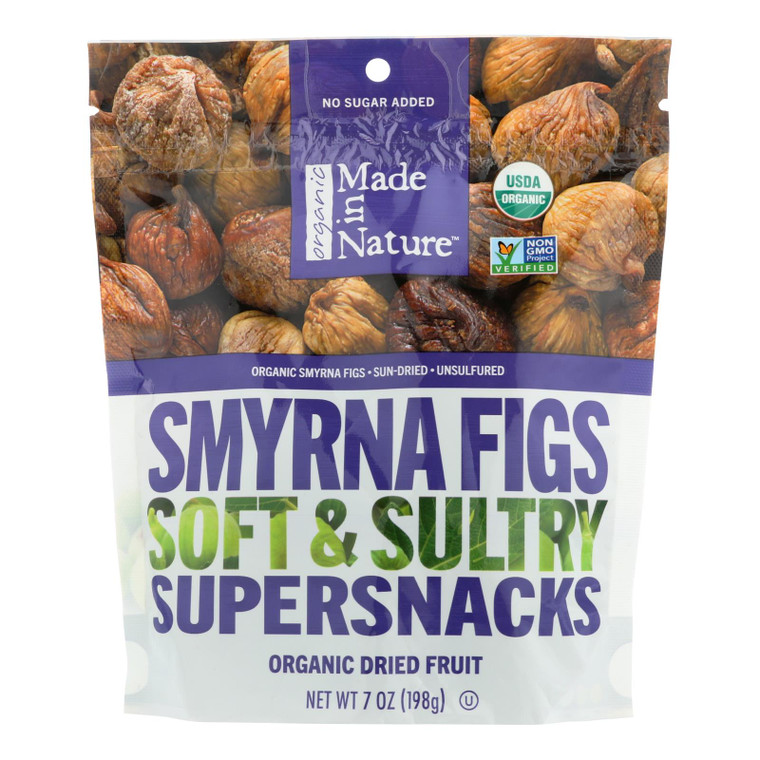 Made In Nature Dried Smyrna Figs  - Case Of 6 - 7 Oz