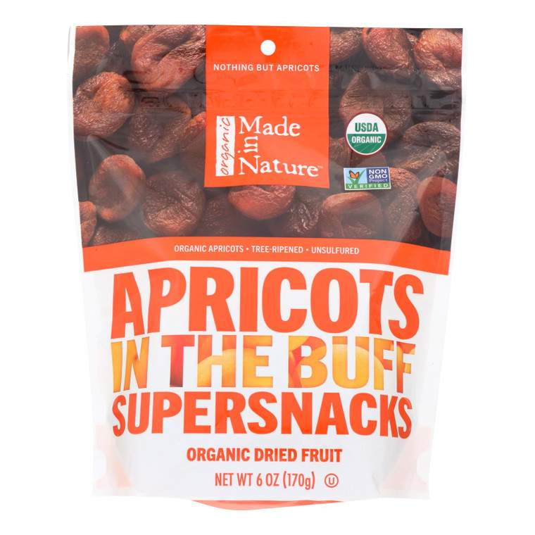 Made In Nature Apricots Organic Dried Fruit  - Case Of 6 - 6 Oz