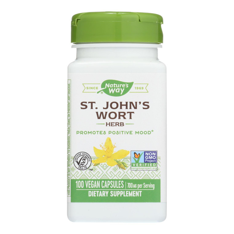 Nature's Way - St John's Wort Herb - 100 Capsules