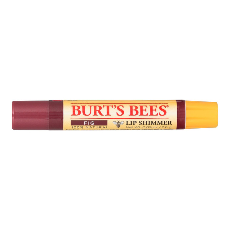 Burts Bees - Lip Shimmer - Fig - Case Of 4 - 0.09 Oz