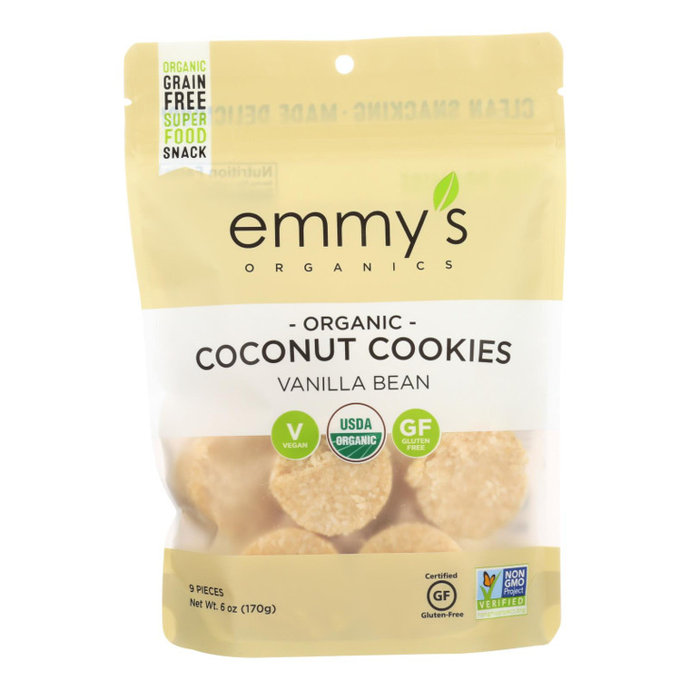 Emmy's Organics  Organic Coconut - Case Of 8 - 6 Oz. - GEL1976802